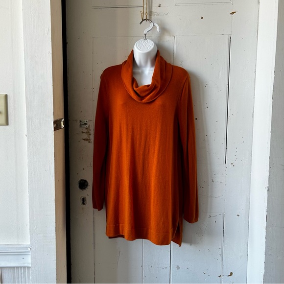 J. Jill Cowl Neck Knit Tunic Sweater - Picture 2 of 14